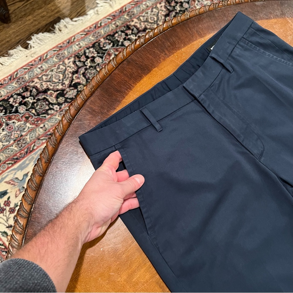Bonobos Weekdays Warrior Slim Fit Dress Pants Monday Navy Blue 35x32 Stretch - Picture 8 of 16